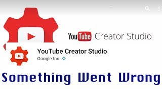 How to fix youtube Creator studio app error message in android [100% working]