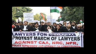 SUPREME COURT Lawyers hold protest march against CAA, NRC in Delhi