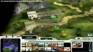 C&C Generals Project Raptor mod : Challenge Militia Vs Alexander 1/2 [HD]