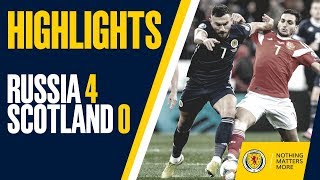 HIGHLIGHTS | Russia 4-0 Scotland