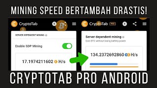 Mining BTC dengan CryptoTab PRO ✓ HashRate Auto Ngebut! ?