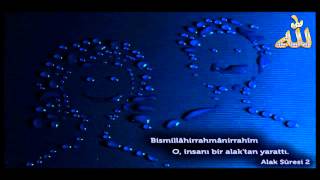 Kuranı Kerim Türkçe Meali Alak Suresi 2