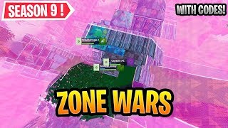 Best Zone Wars Maps In Fortnite Season 9 WITH CODES