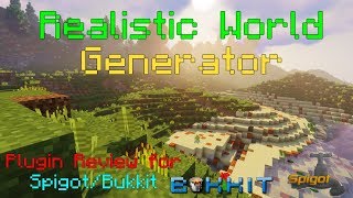 Realistic World Generator Plugin Review for Spigot/Bukkit 1.13.2