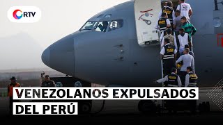 Perú expulsa a venezolanos con antecedentes criminales