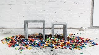 How to Make DIY Concrete Nesting Tables with Legos