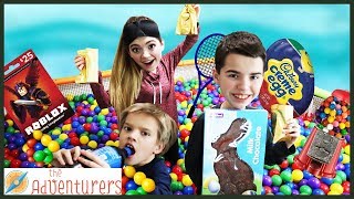 BALL PiT PARTY! Scavenger Hunt Hide And Seek TREASURE / That YouTub3 Family The Adventurers