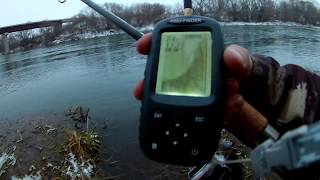 Зимой на поплавок и фидер. Плотва. Новое место на реке. (LiveFishing)