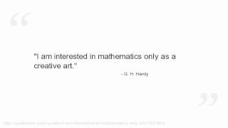G. H. Hardy Quotes