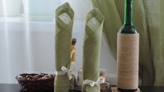 Шьем салфетки для сервировки стола. Обрабатываем прямые углы.