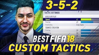 FIFA 18 AFTER PATCH BEST FORMATION TO PRESSURE - TUTORIAL - 3-5-2 BEST TACTICS & INSTRUCTIONS !!