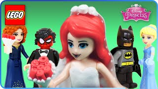 ♥ Disney Princess Ariel WEDDING DAY - LEGO Stop Motion Animation Cartoon for Kids