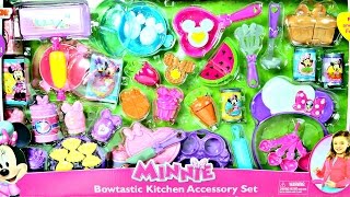 50+Accesorios para cocina de Juguete Minie Mouse Kitchen Play Doh Cupcakes|MDJ
