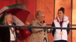 Jade Jones Celebration at Flint on Saturday 25th August 2012