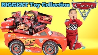 BIGGEST Disney Cars 3 Toy Collection Ever Delivered By Lightning McQueen For Ckn Toys