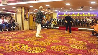 蔡銳勛師父推手-香港太極總會33周年聯歡晚會