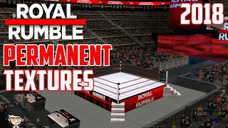 Royal Rumble 2018 Arena Permanent Textures for wwe svr 2011/ 2k19 for psp by Mr. Techdroid