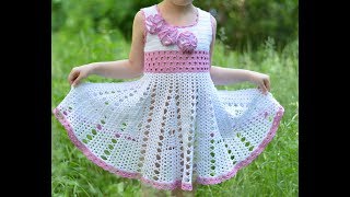 Низ Платья Крючком - 2019 / Bottom Hem Dresses / Bottom-Haken-Kleider