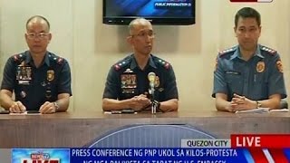 NTVL: Press conference ng PNP ukol sa kilos-protesta sa tapat ng US Embassy na nauwi sa karahasan