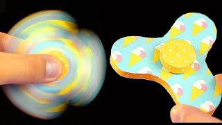 How To Make A Fidget Spinner Out Of Cardboard. WITHOUT BEARINGS..
