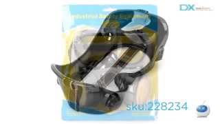 DealeXtreme:Gas Mask Respirator with Activated Carbon Filter Antigas Anti-dust Mask Goggles Kit