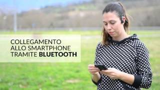 CUFFIA AUDIO BLUETOOTH A CONDUZIONE OSSEA