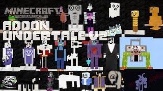 Minecraft PE 1.1 Addon Undertale v2(Link en la descripción)