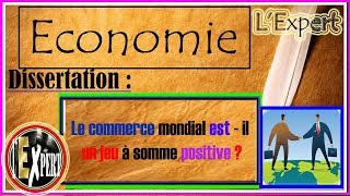 Dissertation économique : Les échanges internationaux constituent-ils un jeu à somme positive ?