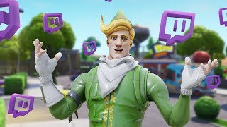 I put Twitch in my Fortnite name and used CODENAME ELF...