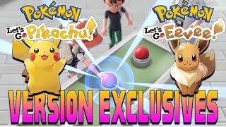 THE DIFFERENCE BETWEEN Pokémon LET'S GO EEVEE and LET'S GO PIKACHU!