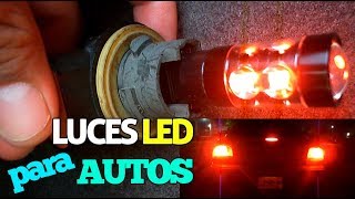 Luces LED para AUTOS, Como INSTALAR un KIT de LUCES LED traseras