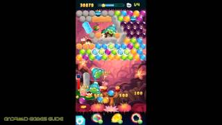 Angry Birds POP Bubble Shooter: Level 40: Walkthrough (3 STARS) HD