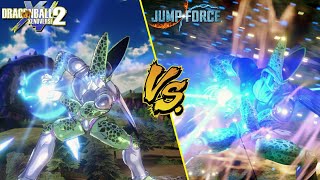 Dragon Ball Xenoverse 2 VS Jump Force | Perfect Cell's Moveset & Speial Moves Comparison!