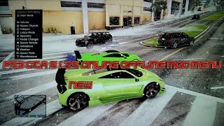 PS3 GTA 5 1.25 Online/Offline Mod Menu + Download