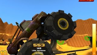 Мультики про машинки. Машинка МОНСТР ТРАК - Крутые трамплины и прыжки.Monster Trucks for kids. игра