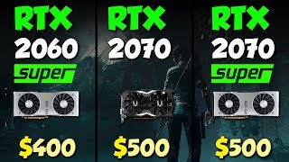 RTX 2060 SUPER. vs RTX 2070. vs RTX 2070 SUPER