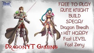 F2P Rune Knight  Spear / Dragon Breath Build 1 HIT HARPY by DragonYT