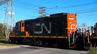CN 7268 Shoving Shell Oil Tanks Across Dawson Road Towards the St Boniface Lead