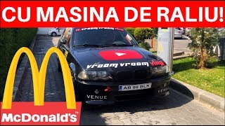 McDonald's CHALLENGE - DRIVE-THRU CU MASINA DE RALIU!