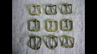 Пряжки из латуни. Ручная работа.