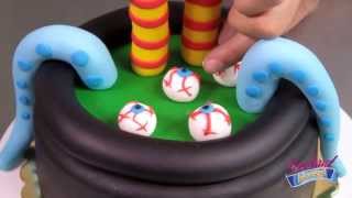 Torta de Halloween con Fondant Maestro Mix