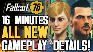 Fallout 76 - 16 Minutes of New Gameplay Details! Character Creation Walkthrough! Perks! New Trailer!