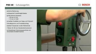 Tutorial: Tischbohrmaschine PBD 40 von Bosch