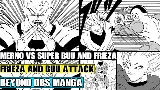 Beyond Dragon Ball Super: The New Angel Merno Vs Golden Frieza And Super Buu! Mernos Warns Vegeta