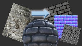 Turn photo to textures only in Krita! (with Normal Maps)