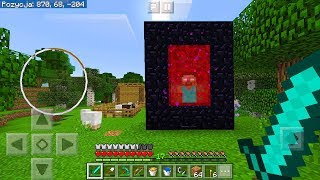 Minecraft na Telefon - Ten portal jest dziwny.... #9