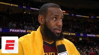 LeBron James after Cavaliers' win over Raptors: 'Do you believe me yet?' | ESPN