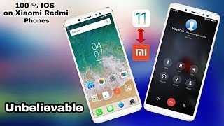 100% IOS on Xiaomi Redmi Phones without root |Iphone x/ios 11 in Redmi Phones |ft. Redmi Note 5 Pro