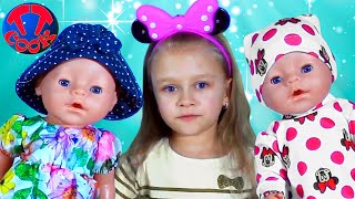 Ярослава устроила Показ Мод от кукол Беби Бон Видео для детей Baby Born Dolls