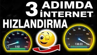 3 ADIMDA İNTERNETİ HIZLANDIRMAK %100 ÇÖZÜM PİNG SORUNU 2019